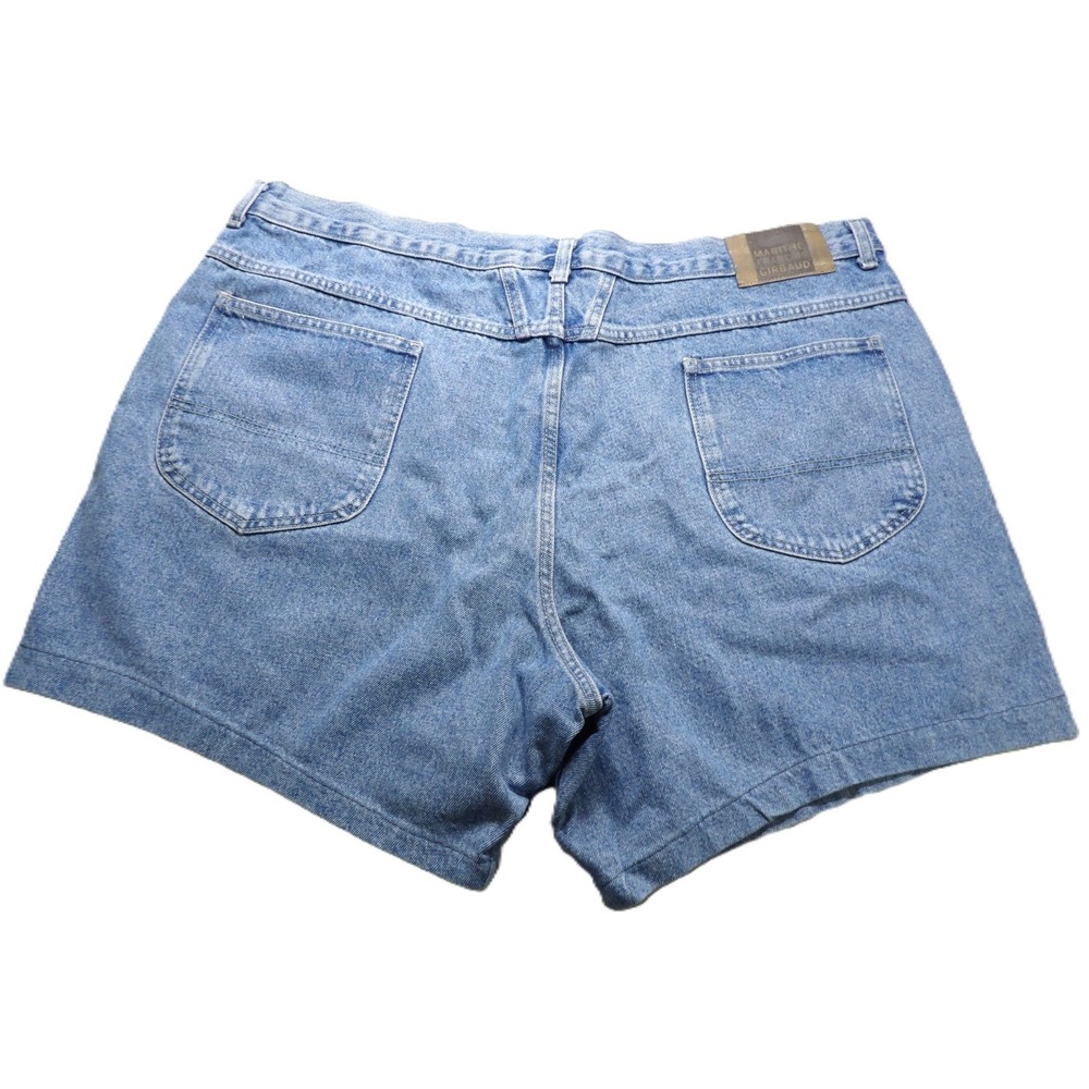 VTG 90s Marithe Francois Girbaud Denim Shorts Men W44x7 Blue Cotton Jean Cutoffs